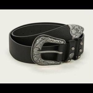Leather Belt Western NWT